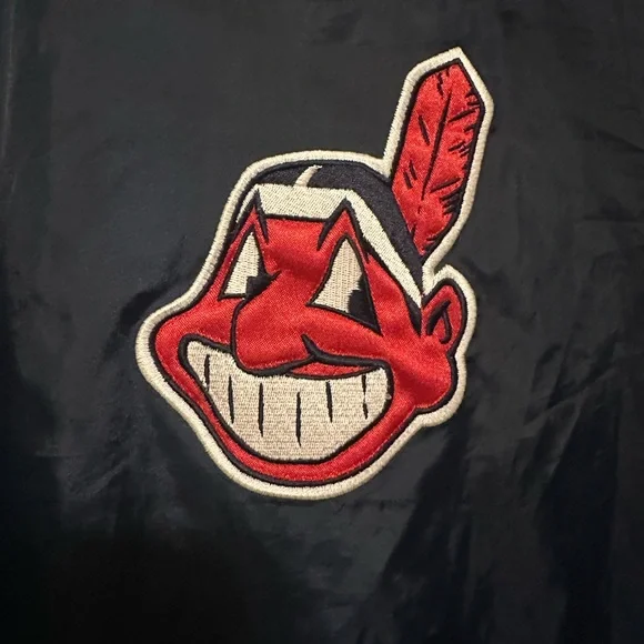 Cleveland Indians Navy and Red Pullover Jacket - Picture 3 of 5